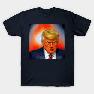 Trump Cartoon Mugshot T-Shirt